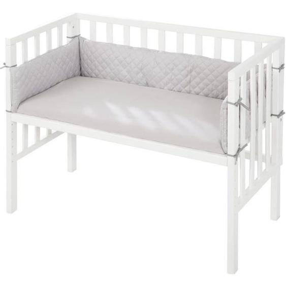 Berceau Cododo Roba Style 2 En 1 + Matelas - Tour De Lit Et Barrière - Blanc Blanc