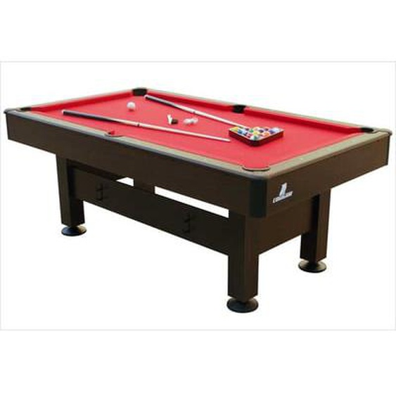 Billard américain rouge 6ft