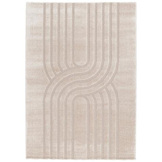 Bobochic - Tapis poils ras GEORGES motif abstrait