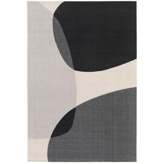 Bobochic - Tapis poils ras NICOLE motif abstrait