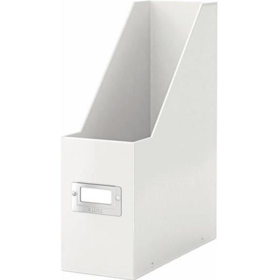 Boîte de rangement revues - LEITZ - Click & Store - Carton pelliculé - Blanc