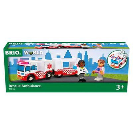 BRIO 36035 Camion ambulance Son et lumiere - Nouevelle edition