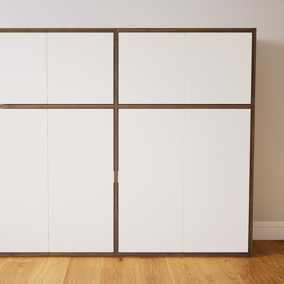 Buffet - Blanc, pièce modulable, enfilade, avec porte Blanc - 151 x 117 x 34 cm
