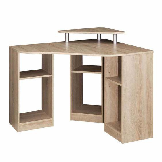 Bureau Dangle Corner Chêne Naturel 94 X 94 - Symbiosis