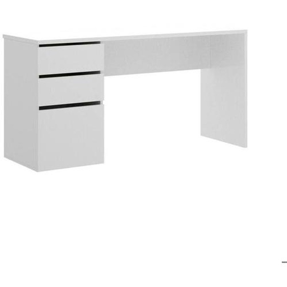 Bureau Dgabbi, 139x60h75 cm, Blanc