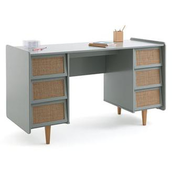 Bureau double caisson 6 tiroirs, Taga