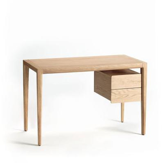 Bureau plaqué chêne, Nizou design E. Gallina