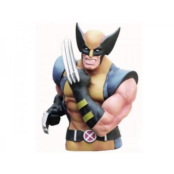 Buste Tirelire Wolverine 20cm - MONOGRAM - Buste - PVC - 20cm - Jaune - Mixte - Enfant