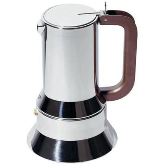 Cafetière VM argentée en acier Novo Alessi