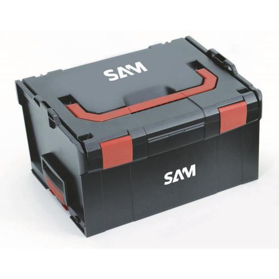 CAISSE DE RANGEMENT PLASTIQUE TRANSPORTABLE 253MM SAM OUTILLAGE - BOX5X-Caisses à outils