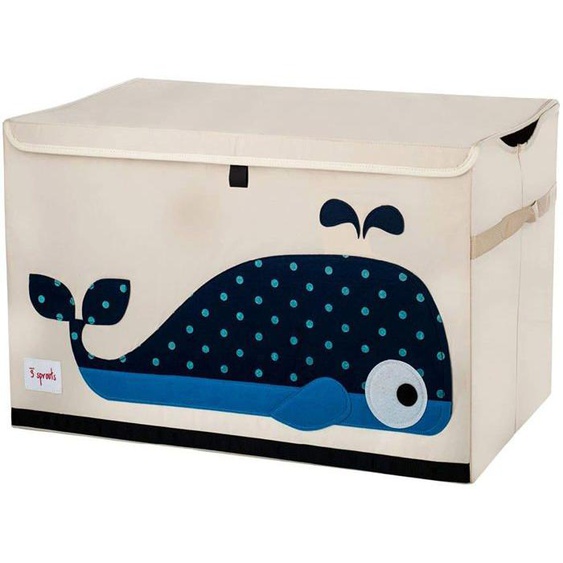 Caisse rangement Baleine - GENERIQUE - Sac de rangement en tissu - Rose - Enfant - 62x38x37 cm