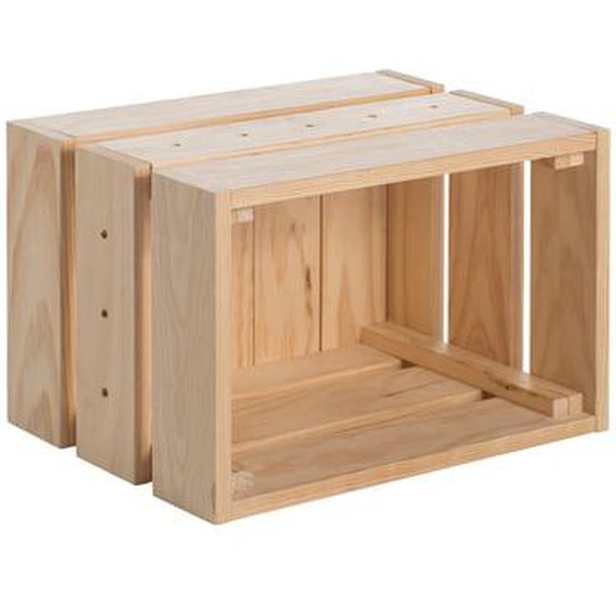 Caisse rangement Home Box pin H28 cm x l38,4cm x P25,6 cm