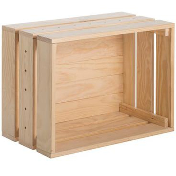 Caisse rangement Home Box pin H28 cm x l51,2 cm x P38,4 cm