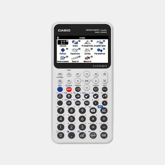 Calculatrice Graphique Graph Math+ - Scolaire Lycée - Gris