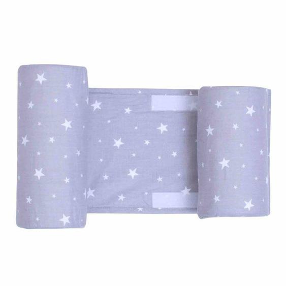 Cale Bébé Pour Lit Ou Berceau - Sevira Kids - Collection Stella - Gris - Respirable Et Ajustable Gris