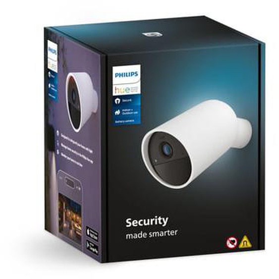 Caméra de surveillance HUE SECURE sans fil blanche