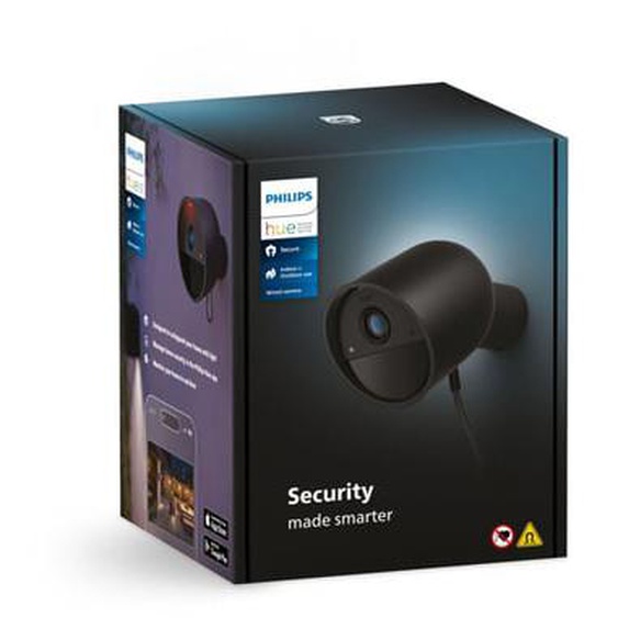 Caméra de surveillance HUE SECURE filaire noire