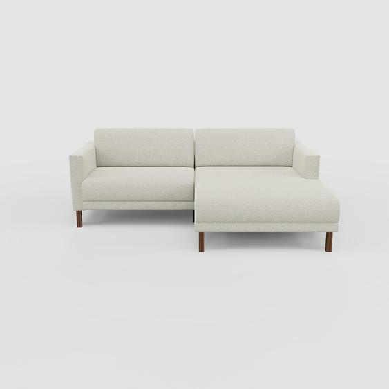 Canapé dangle - Gris Clair, design épuré, canapé en L ou angle, élégant avec méridienne ou coin - 224 x 81 x 162 cm, modulable