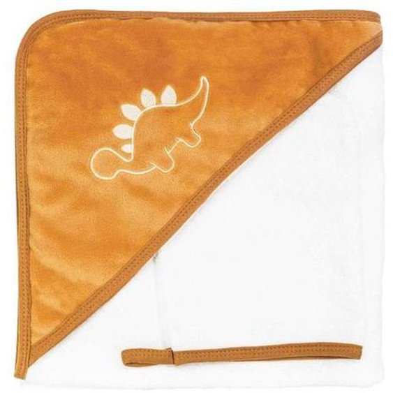 Cape De Bain Trois Kilos Sept - Camel - 70x70cm - 100% Coton - Mixte - Dès La Naissance Marron