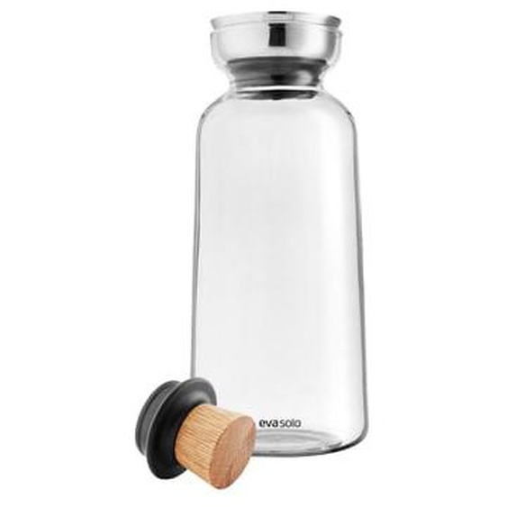 Carafe silhouette avec bouchon bois 1L