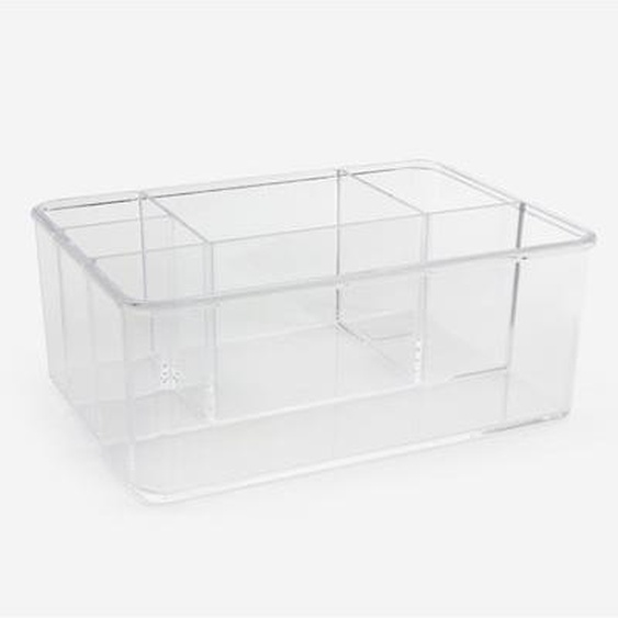 Casier 5 rangements transparent - Square Line