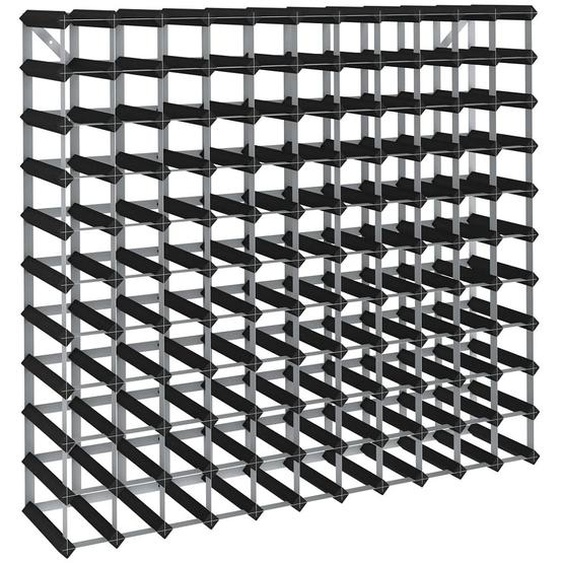 Casier À Bouteilles Pour 120 Bouteilles Noir Bois De Pin Solide - Vidaxl