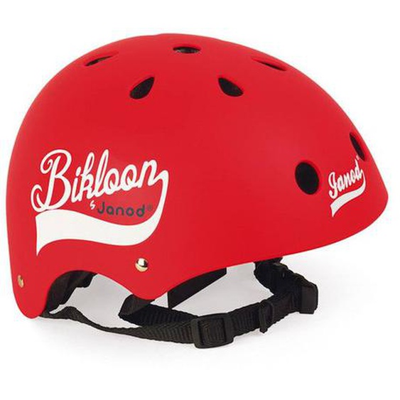 Casque Draisienne/vélo Enfant Janod Bikloon Rouge Dès 3 Ans Rouge