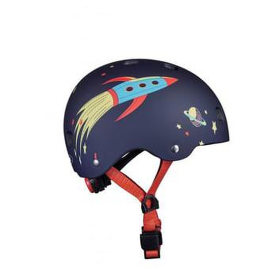 Casque Vélo et Trottinette Rocket  boucle magnétique  lumière LED intégrée  Taille S