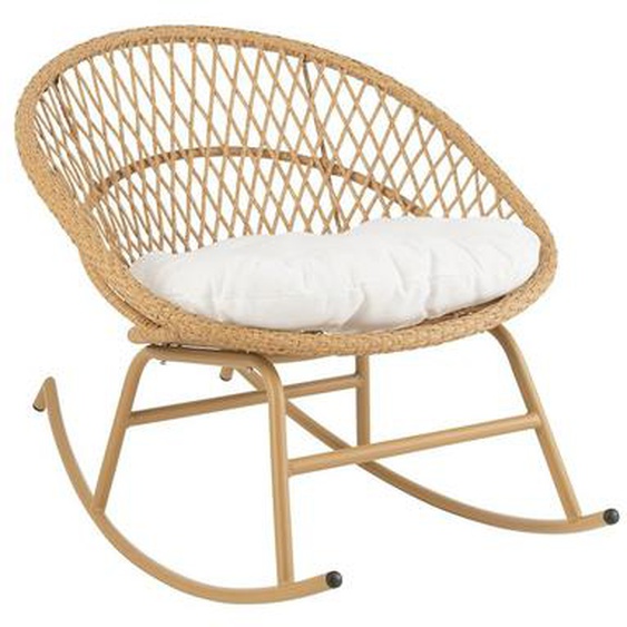 Chaise à Bascule de jardin ROSO /  Naturel