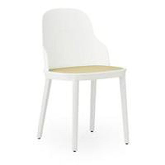 Chaise Allez Molded assise osier PP - White