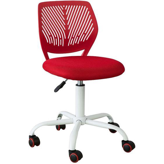 Chaise De Bureau Ergonomique Fauteuil Pivotant Chaise Pour Ordinateur-Rouge - Sobuy Fst64-R