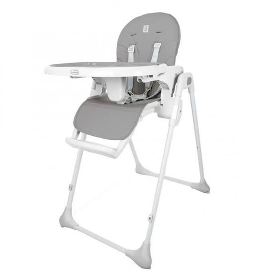 Chaise Haute Arzakv - Gris - Asalvo - Réglable - Enfant Blanc