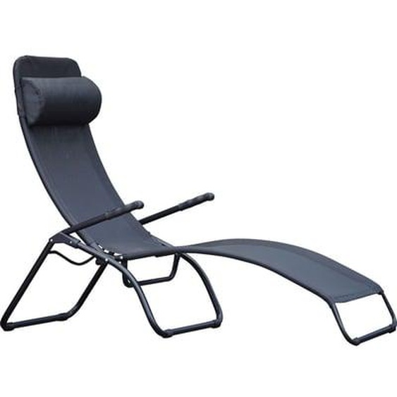 Chaise longue Fiam Samba - Edition limitée - noir