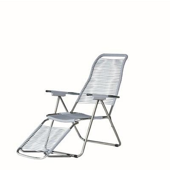 Chaise longue Spaghetti - gris - aluminium