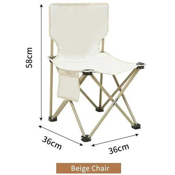 Chaise Pliante Portable Pour Lextérieur,Légère,Confortable - Type White