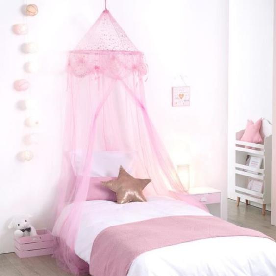 Ciel de Lit Demoiselle 250cm Rose