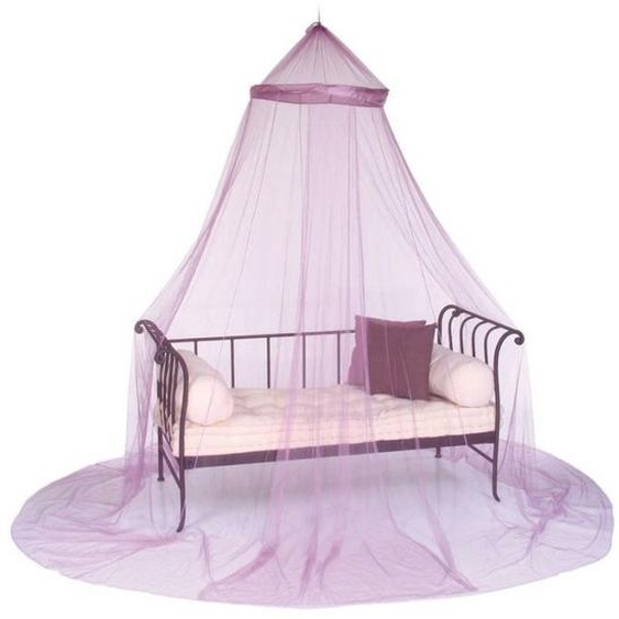 ciel de lit moustiquaire deco chambre uni ivoire