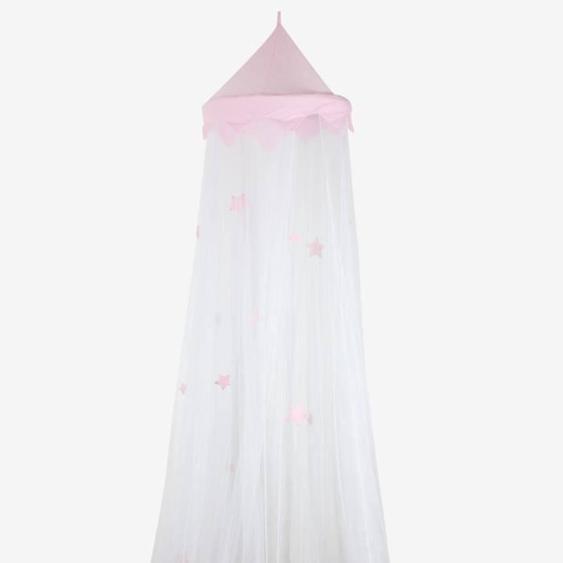 Ciel De Lit - Rose - Pour Bébé - Voile Moustiquaire Rose