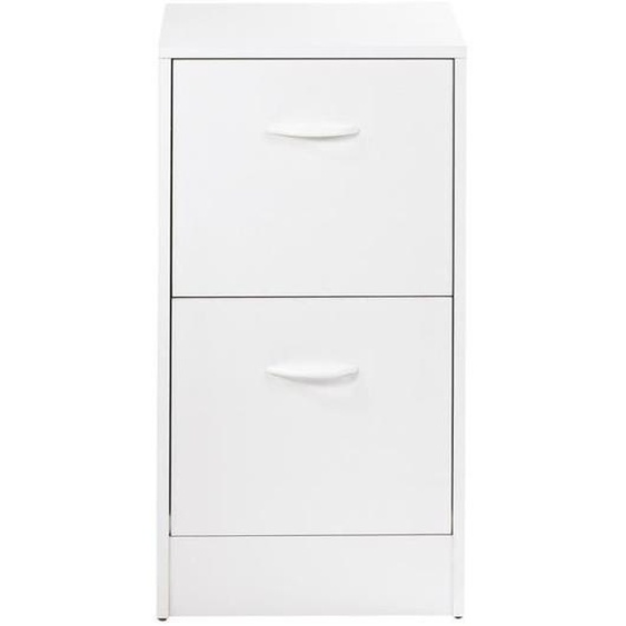 Classeur à dossiers suspendus 2 tiroirs Blanc - TIRSUS - L 41 x l 44 x H 77 cm