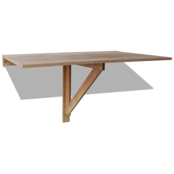 CLOUD Table murale rabattable en chêne 100x60 cm CHYNEW2930903