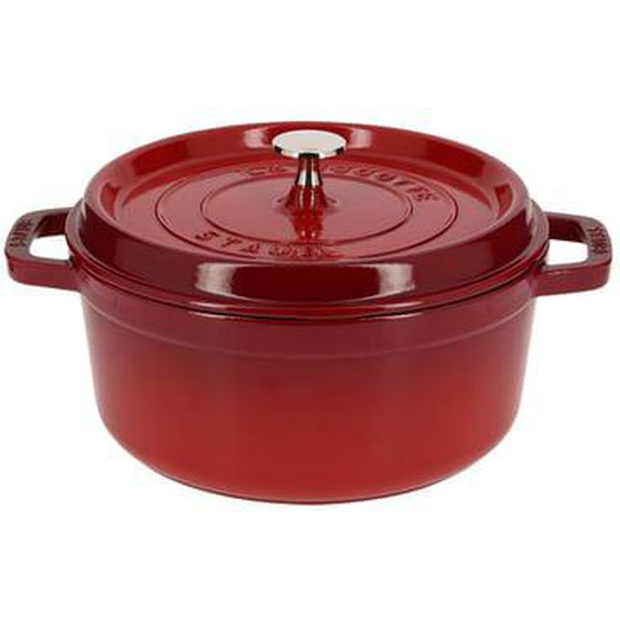 Cocotte fonte brillante ovale Cherry 29 cm 4,2 L