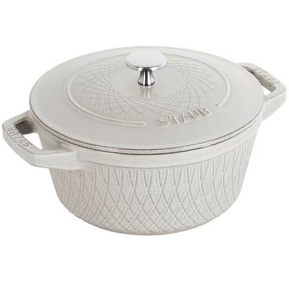 Cocotte Ø20 cm - Twister - Truffe blanche