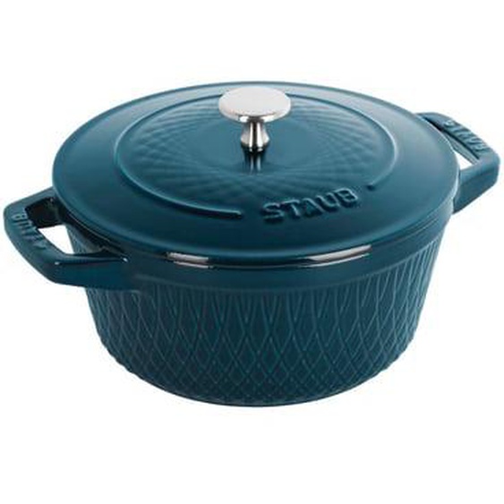 Cocotte Ø24 cm - Twister - Blue La-Mer