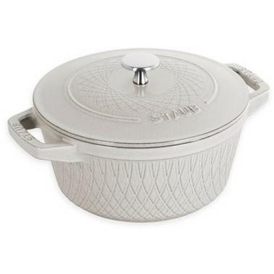 Cocotte Ø24 cm -Twister - Truffe blanche