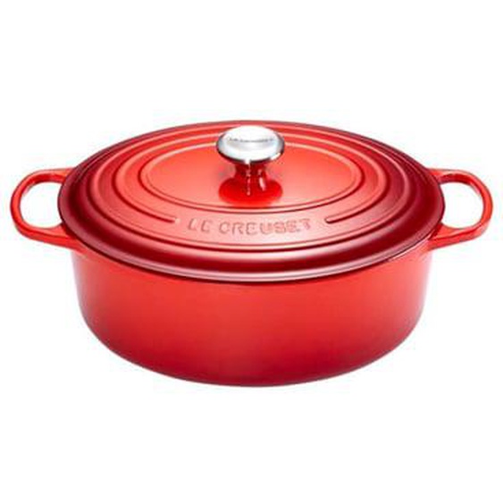 Cocotte ovale 31cm 6,3L cerise