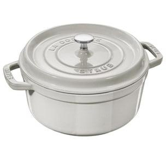 Cocotte ronde truffe blanche fonte 26 cm