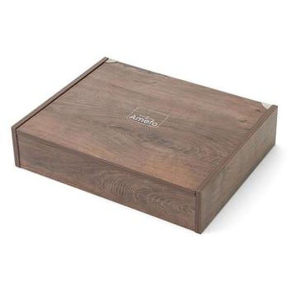 Coffre Bois - Coffret de rangement 24 couverts