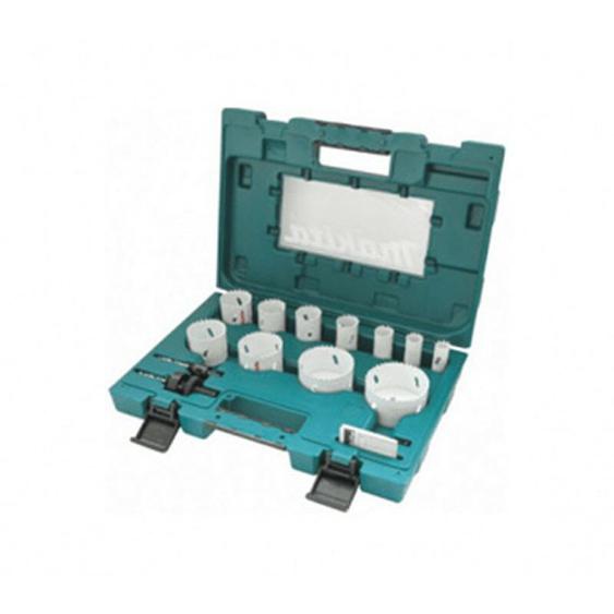 Makita - Coffret 11 scies cloches bi-metal plombier ø 19, 22, 25, 29, 35, 38, 44, 51, 57, 68, 75mm D-63971