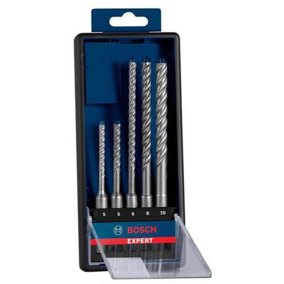 Coffret de 5 forets pour perforateur SDS Plus 7X 5-6-6-8-10mm  EXPERT - 2608900197