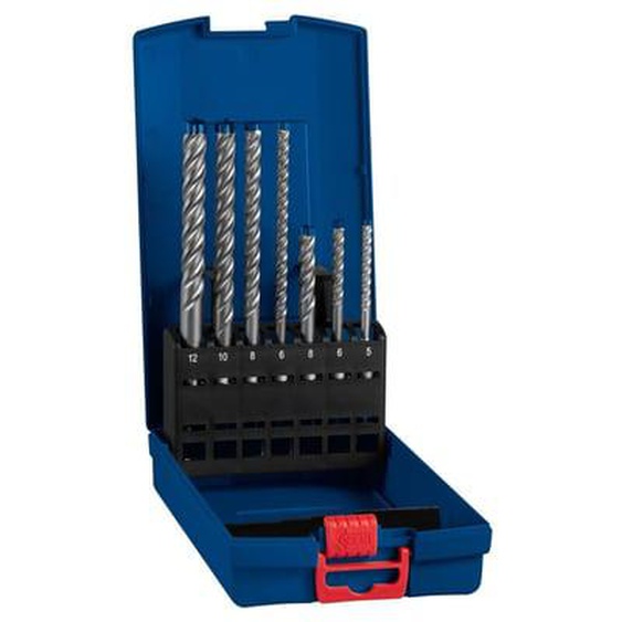 Coffret de 7 forets pour perforateur SDS Plus 7X 5-6-6-8-8-10-12 mm  EXPERT - 2608900195